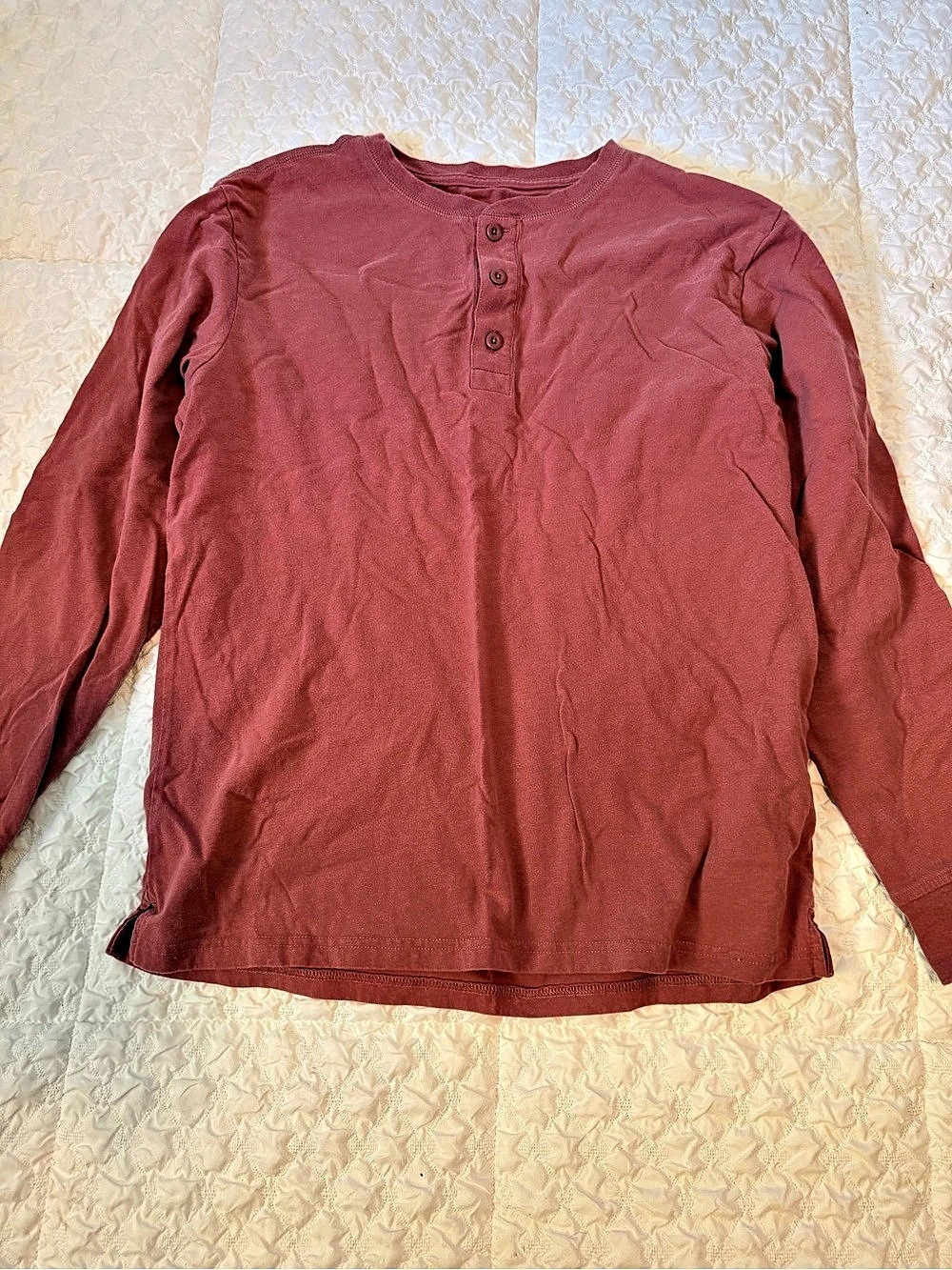 Gap Long Sleeve Henley Long Sleeve Top